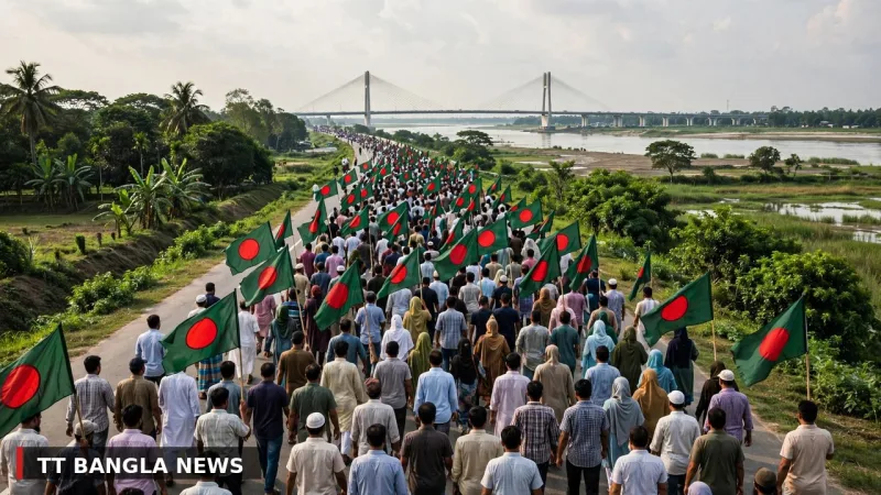 জামায়াতসহ ১১ দলের ঢাকা-খুলনা-কুষ্টিয়া লংমার্চ শুরু